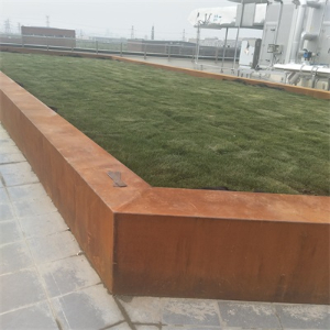 白云矿区耐候钢花池围边